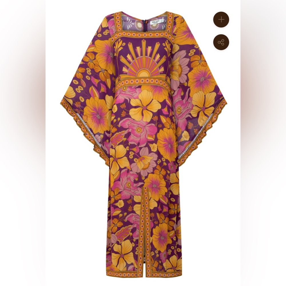 Nine Lives Bazaar Sundance Midi Dress in Royale - Picture 4 of 11